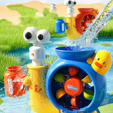 Maxbell Baby Bath Toy Funny Water Sprinkler for Children's Day Baby Shower Traveling Blue