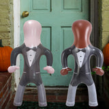 Maxbell Inflatable Body Form Halloween Decorations Blowup Dummy Body Costume Display pink