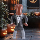 Maxbell Inflatable Body Form Halloween Decorations Blowup Dummy Body Costume Display brown