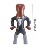 Maxbell Inflatable Body Form Halloween Decorations Blowup Dummy Body Costume Display brown
