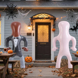 Maxbell Inflatable Body Form Halloween Decorations Blowup Dummy Body Costume Display brown