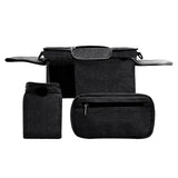 Maxbell Stroller Organizer Shopping Bag Easy Clean Stroller Bag for Home Use Outside Black