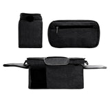 Maxbell Stroller Organizer Shopping Bag Easy Clean Stroller Bag for Home Use Outside Black