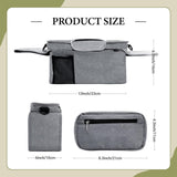 Maxbell Stroller Organizer Shopping Bag Easy Clean Stroller Bag for Home Use Outside Gray