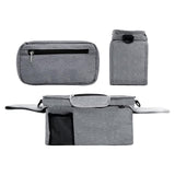 Maxbell Stroller Organizer Shopping Bag Easy Clean Stroller Bag for Home Use Outside Gray
