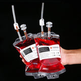 Maxbell 10Pcs Halloween Drinks Bags Party Drinking Pouches for Party with 60ml syringe