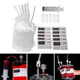 Maxbell 10Pcs Halloween Drinks Bags Party Drinking Pouches for Party with 60ml syringe