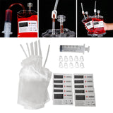 Maxbell 10Pcs Halloween Drinks Bags Party Drinking Pouches for Party with 60ml syringe