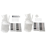 Maxbell 10Pcs Halloween Drinks Bags Party Drinking Pouches for Party with 60ml syringe