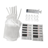 Maxbell 10Pcs Halloween Drinks Bags Party Drinking Pouches for Party with 60ml syringe