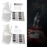 Maxbell 10Pcs Halloween Drinks Bags Party Drinking Pouches for Party with 60ml syringe
