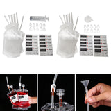 Maxbell 10Pcs Halloween Drinks Bags Party Drinking Pouches for Party with 60ml syringe