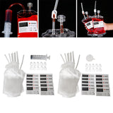 Maxbell 10Pcs Halloween Drinks Bags Party Drinking Pouches for Party with 60ml syringe