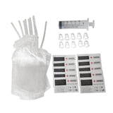 Maxbell 10Pcs Halloween Drinks Bags Party Drinking Pouches for Party with 60ml syringe