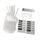 Maxbell 10Pcs Halloween Drinks Bags Party Drinking Pouches for Party with 60ml syringe