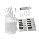 Maxbell 10Pcs Halloween Drinks Bags Party Drinking Pouches for Party with 60ml syringe