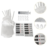 Maxbell 10Pcs Halloween Drinks Bags Party Drinking Pouches for Party with 60ml syringe