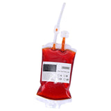 Maxbell 10Pcs Halloween Drinks Bags Party Drinking Pouches for Party with 60ml syringe