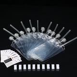 Maxbell 10Pcs Halloween Drinks Bags Party Drinking Pouches for Party with 60ml syringe