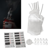 Maxbell 10Pcs Halloween Drinks Bags Party Drinking Pouches for Party without 60ml syringe