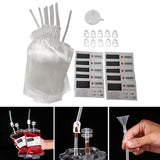 Maxbell 10Pcs Halloween Drinks Bags Party Drinking Pouches for Party without 60ml syringe