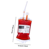 Maxbell 10Pcs Halloween Drinks Bags Party Drinking Pouches for Party without 60ml syringe
