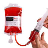 Maxbell 10Pcs Halloween Drinks Bags Party Drinking Pouches for Party without 60ml syringe