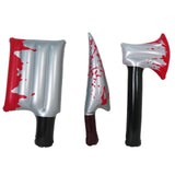 Maxbell Inflatable Halloween Knife Prop Scary Horror Prank Prop for Cosplay Supplies Square