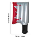 Maxbell Inflatable Halloween Knife Prop Scary Horror Prank Prop for Cosplay Supplies Square