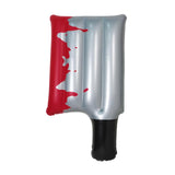 Maxbell Inflatable Halloween Knife Prop Scary Horror Prank Prop for Cosplay Supplies Square