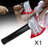 Maxbell Inflatable Halloween Knife Prop Scary Horror Prank Prop for Cosplay Supplies Axe