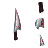 Maxbell Inflatable Halloween Knife Prop Scary Horror Prank Prop for Cosplay Supplies Pointed