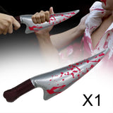 Maxbell Inflatable Halloween Knife Prop Scary Horror Prank Prop for Cosplay Supplies Pointed