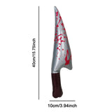 Maxbell Inflatable Halloween Knife Prop Scary Horror Prank Prop for Cosplay Supplies Pointed