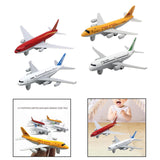 Maxbell 2Pcs Airplane Model Alloy Ornament Toy Aircraft for Decor Fireplace Keepsake Red White