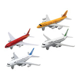 Maxbell 2Pcs Airplane Model Alloy Ornament Toy Aircraft for Decor Fireplace Keepsake Red White