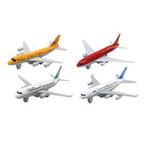 Maxbell 2Pcs Airplane Model Alloy Ornament Toy Aircraft for Decor Fireplace Keepsake Red White