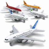 Maxbell 2Pcs Airplane Model Alloy Ornament Toy Aircraft for Decor Fireplace Keepsake Red White