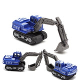 Maxbell 6 Pieces Alloy Engineering Vehicle Model Diecast Vehicle Toy Set for Present