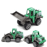 Maxbell 6 Pieces Alloy Engineering Vehicle Model Diecast Vehicle Toy Set for Present