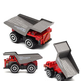 Maxbell 6 Pieces Alloy Engineering Vehicle Model Diecast Vehicle Toy Set for Present