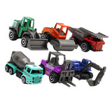 Maxbell 6 Pieces Alloy Engineering Vehicle Model Diecast Vehicle Toy Set for Present