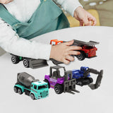 Maxbell 6 Pieces Alloy Engineering Vehicle Model Diecast Vehicle Toy Set for Present
