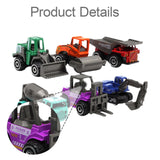 Maxbell 6 Pieces Alloy Engineering Vehicle Model Diecast Vehicle Toy Set for Present