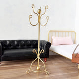 Maxbell 1:12 Dollhouse Coat Tree Coat Rack Stand for Accessories Hallway Living Room