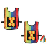 Maxbell Sticky Ball Game with Vest Practical Tossing Catch Game for Lawn Sports Yard Vest with Balls