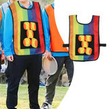 Maxbell Sticky Ball Game with Vest Practical Tossing Catch Game for Lawn Sports Yard Vest with Balls