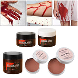 Maxbell Fake Bloody Actor Real Color Halloween for Monster Movie Props Haunted Houses fake bloody 25ml