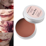 Maxbell Fake Bloody Actor Real Color Halloween for Monster Movie Props Haunted Houses skin wax 30g