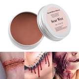 Maxbell Fake Bloody Actor Real Color Halloween for Monster Movie Props Haunted Houses skin wax 30g